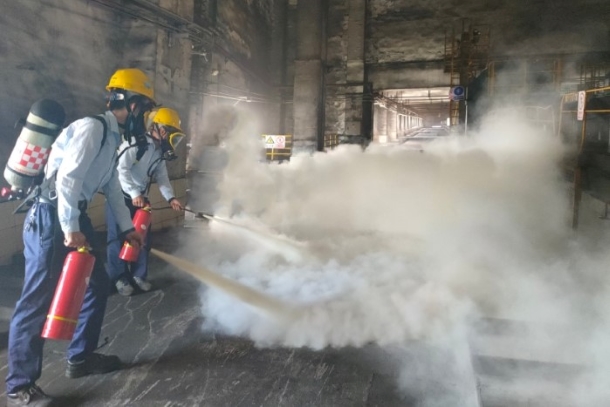 國能福建石獅公司開展粉塵爆炸緊急疏散逃生演練