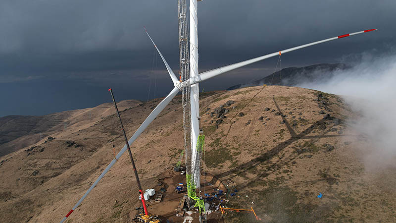 風馳電掣綠電生——寫在云南巨龍梁風電項目全容量并網(wǎng)發(fā)電之際