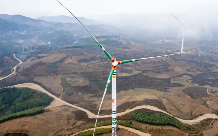 國(guó)內(nèi)規(guī)模最大高原山地百萬(wàn)千瓦風(fēng)電基地建成投產(chǎn)