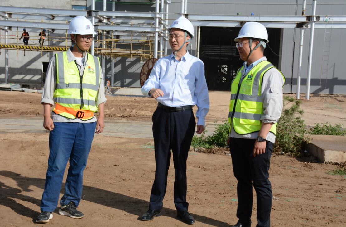 中國能建建筑集團黨委委員、副總經(jīng)理汪公河到正寧百萬項目調(diào)研指導(dǎo)