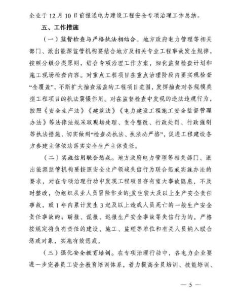 能源局：專項治理風電、太陽能發(fā)電等發(fā)電建設工程和電網建設工程